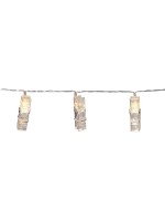 Star Trading Guirlande lumineuse Clippy 135 cm, Transparent