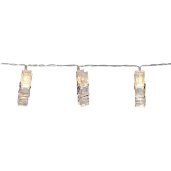 Star Trading Lichterkette Clippy, IP20, Warmweiss, 10 LED Star Trading Lichterkette Clippy, IP20, Warmweiss, 10 LED