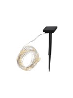 Star Trading Guirlande lumineuse Solar Dew Drop 1990 cm, Argent