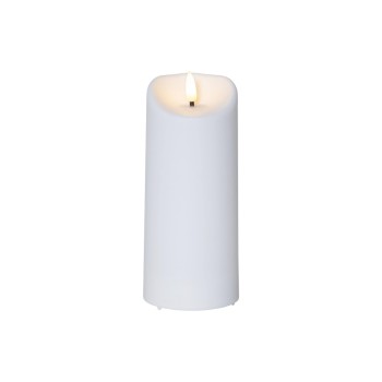 Star Trading LED Pillar Kerze Flamme, Outdoor, white, 18cm Höhe, Timerfunktion Star Trading LED Pillar Kerze Flamme, Outdoor, white, 18cm Höhe, Timerfunktion