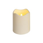 Star Trading Bougie LED Pilier Paul Ø 10 x 12.5 cm, Beige