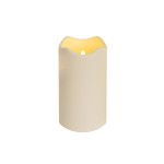 Star Trading Bougie LED Pilier Paul Ø 10 x 18 cm, Beige