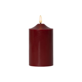 Star Trading LED Pillar Kerze Flamme, Indoor, red, 15cm Höhe, Timerfunktion Star Trading LED Pillar Kerze Flamme, Indoor, red, 15cm Höhe, Timerfunktion