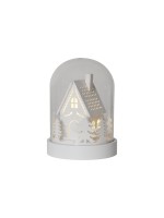 Star Trading Tischdekoration Kupol, 12.5 x 17.5  cm x 12.5 cm, 3 LEDs, Indoor