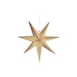 Star Trading Étoile à LED Antique 60 cm, Or