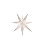 Star Trading Papierstern Antique, 60 cm x  60 cm x 16 cm, 1 LED, Indoor