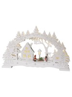 Star Trading Tischdekoration Ulm, 43 cm x 27 cm x 5 cm, 10 LEDs, Indoor