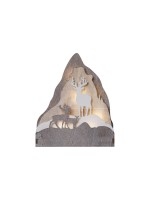 Star Trading Tischdekoration Fauna, 18 cm x 28 cm x 6 cm, 10 LEDs, Indoor