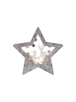 Star Trading Tischdekoration Fauna, 25 cm x 24 cm x 6 cm, 10 LEDs, Indoor