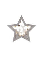 Star Trading Tischdekoration Fauna, 34 cm x 32 cm x 6 cm, 10 LEDs, Indoor