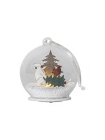 Star Trading Tischdeko Forest Friends, 8 cm x 9 cm x 8 cm, 1 LED, Indoor