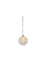 Star Trading Glass Bauble Glow, 15 cm x  16. 5cm x 15 cm, 30 LEDs, Indoor