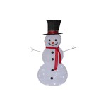 Star Trading Figurine LED Bonhomme de neige, 90 LED, 120 cm, extérieur
