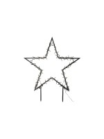 Star Trading Outdoor Dekoration Spiky, 3 cm x 90 cm x 80 cm, 150 LEDs, Outdoor