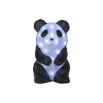 Star Trading Figurine LED Crystalo Panda, 20 LED, 27 cm, extérieur