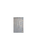 Star Trading LED Icicle Vorhang 240, B: 590cm, H: 55cm, 240 LEDs, warmweiss