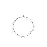 Star Trading Couronne de Noël à LED Nike 30 cm Ø Intérieur