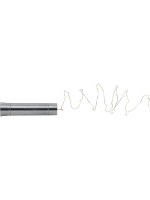 Star Trading Lichterkette Dew Drop silver, 75 cm, 15 LEDs, Indoor