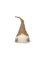 Star Trading Figurine LED Le Père Noël secret, 1 LED, 28 cm, brun