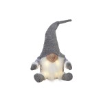 Star Trading Figurine LED Le Père Noël secret Gris, 4 LED, 34 cm, intérieur