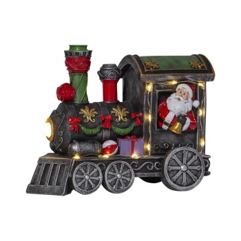 Star Trading Locomotive de Noël 11 LED, 18 cm, intérieur