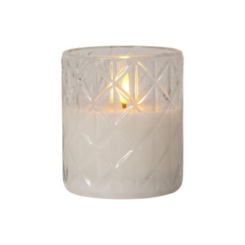 Star Trading LED Pillar Kerze Flamme Romb, 0.03W, IP20, Transparent, H 10cm Star Trading LED Pillar Kerze Flamme Romb, 0.03W, IP20, Transparent, H 10cm