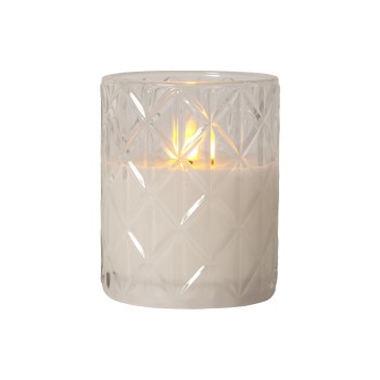 Star Trading LED Pillar Kerze Flamme Romb, 0.03W, IP20, Transparent, H 12.5cm Star Trading LED Pillar Kerze Flamme Romb, 0.03W, IP20, Transparent, H 12.5cm