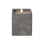 Star Trading LED Pillar Kerze Flamme Cem, 0.03W, IP20, grey