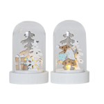 Star Trading Tisch Dekoration Reinbek Set, with LED WW, Batterie CR2032, IP20