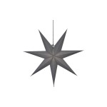 Star Trading Étoile à LED Ozen gris, 70 cm