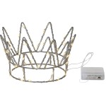 Star Trading Crown, 70 LED, argent