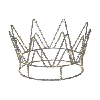 Star Trading Tischdekoration Crown, with LED WW, exkl. Batterie 3x AA, IP20 Star Trading Tischdekoration Crown, with LED WW, exkl. Batterie 3x AA, IP20