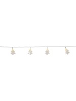 Star Trading Lichterkette Izy Tanne, with LED WW, exkl. Batterie 2x AA, IP20