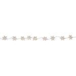 Star Trading Lichterkette Izy Schneeflocke, inkl. LED WW, exkl. Batterie 2x AA, IP20