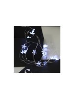 Star Trading Lichterkette DEW DROP klar, with LED KW, Batterie 2xCR2032, IP20