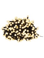 Star Trading Lichterkette Berry Mini schwar, with LED WW, IP44, 600cm