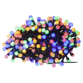 Star Trading Lichterkette Berry Mini schwar, with LED Multi, IP44, 600cm Star Trading Lichterkette Berry Mini schwar, with LED Multi, IP44, 600cm