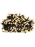 Star Trading Lichterkette Berry Mini schwar, with LED WW, IP44, 1400cm