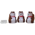 Star Trading Figurine LED Set Crystalo écureuil, 15 cm, brun