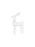 Star Trading Silhouette Tuby Deer, with LED WW, IP44