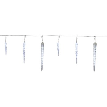Star Trading Eiszapfen-Lichterkette Gelido, with LED KW, IP44, 700cm