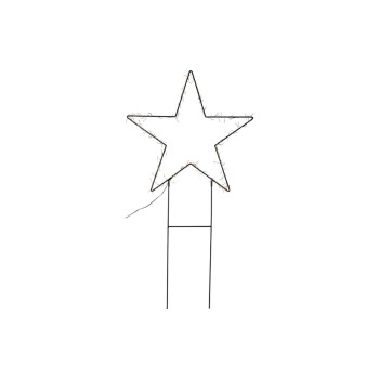 Star Trading Dekoration Barlumi Stern 60cm, inkl. LED WW, IP44