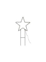 Star Trading Dekoration Barlumi Stern 40cm, with LED WW, IP44