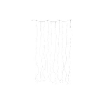 Star Trading LED-Angel Hair Vorhang 200 LED, 200 LED, Daylight/Silbercable, LxB: 2mx1m