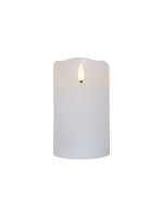 Star Trading, LED-Kerze Flamme Rustic, Ø 7., 0.06W, IP20, Weiss