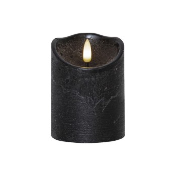 Star Trading LED Pillar Kerze Flamme Rustic, 0.06W, IP20, black  Star Trading LED Pillar Kerze Flamme Rustic, 0.06W, IP20, black