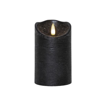 Star Trading LED Pillar Kerze Flamme Rustic, 0.06W, IP20, black  Star Trading LED Pillar Kerze Flamme Rustic, 0.06W, IP20, black