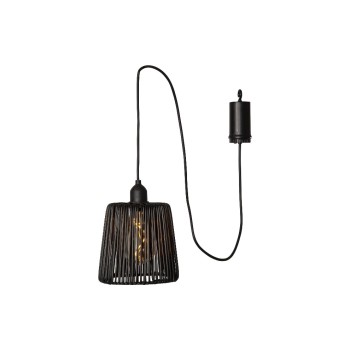 Star Trading Lampe suspendue Twine, Noir
