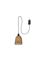Star Trading Lampe suspendue Twine, Marron