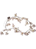 Star Trading Guirlande Cherry Flower, 48 LED, 1.8 m, rose